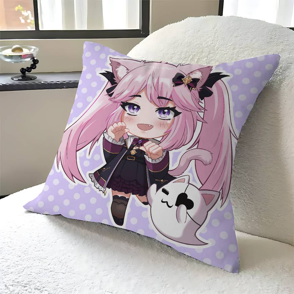 

VShojo - Подушка Ironmouse Подарки Мебель для дома и офиса Спальня Диван Автомобильная наволочка Чехол 45x45см 12x12Inch