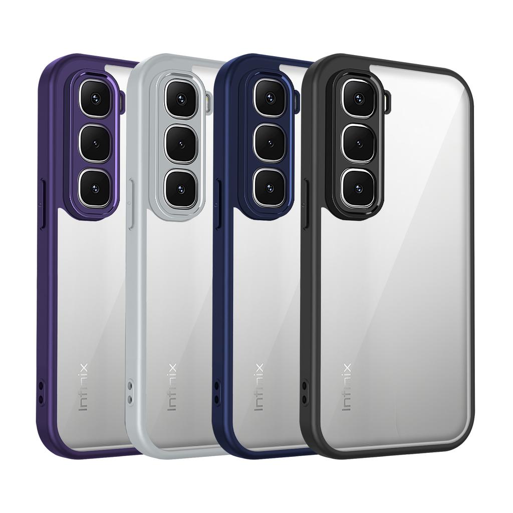 For Infinix Hot 60 Pro 60i 4G Case Hard PC Slim Transparent Shockproof Protective Phone Back Cover For Infinix Hot 60Pro Shell