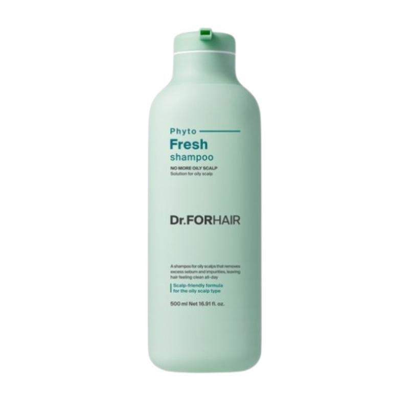 Dr.FORHAIR Phyto Fresh Шампунь для глубокого очищения 500 мл | Уход за жирной кожей головы, Мицеллярное очищение и Освежающий травяной шампунь 500ml