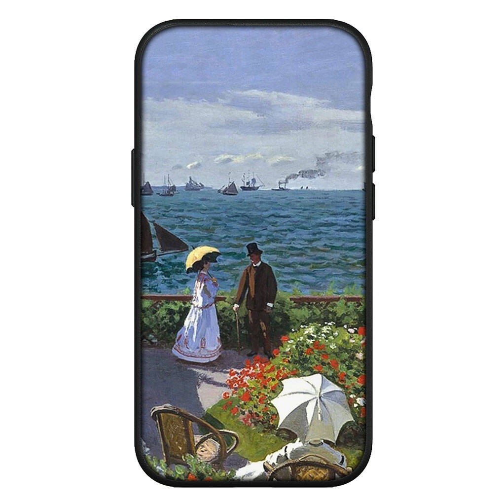 Cover for iPhone 17 16 15 Xiaomi Poco Redmi Note 14 13 12 11 Pro Max Samsung Galaxy S25 S24 S23 OPPO Huawei Art Claude Monet Waterlily Cat Phone Case