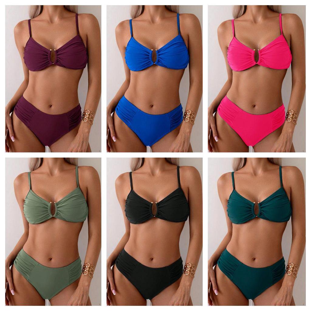 2025 European & American Sexy Backless Split Swimsuit for Women