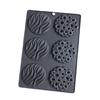 Professional Baking Molds Waves Silicones Cake Decorating Pan Nontoxic For Pastry Ice Cream Jellies Easy Demolding