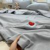 Ins Style Plaid Summer Quilt Light Comforter Spring Summer Comforter Suitable For Bedroom Apartment Student Dormitory