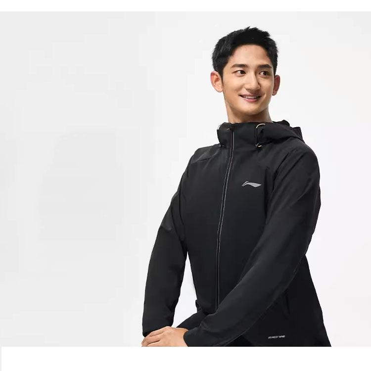 Li Ning Running Collection Jacket Men's Black AFDT627-1