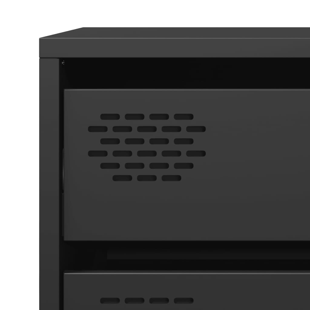 Sideboard Black 68 x 39 x 73.5 cm Cold Rolled Steel