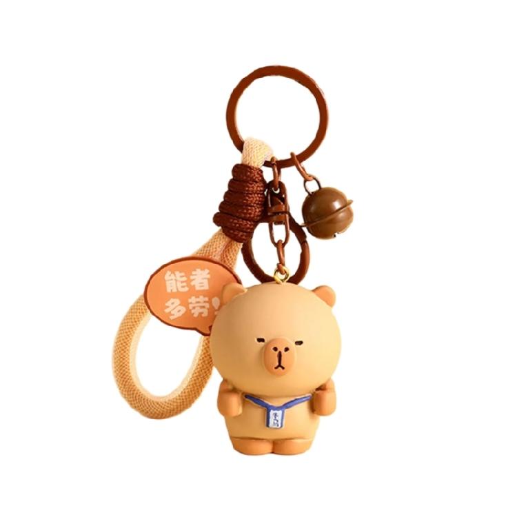 Modern Bear Keyring Lightweight and Ergonomic Bag Charm Creative Keychain for Creative Trendsetters and Collector