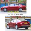 Car TPU/Glossy Mirror Pillar Post Cover For Kia K4 2014 2015 2016 2017 2018  Door Trim Window Sticker Accessories 6pcs
