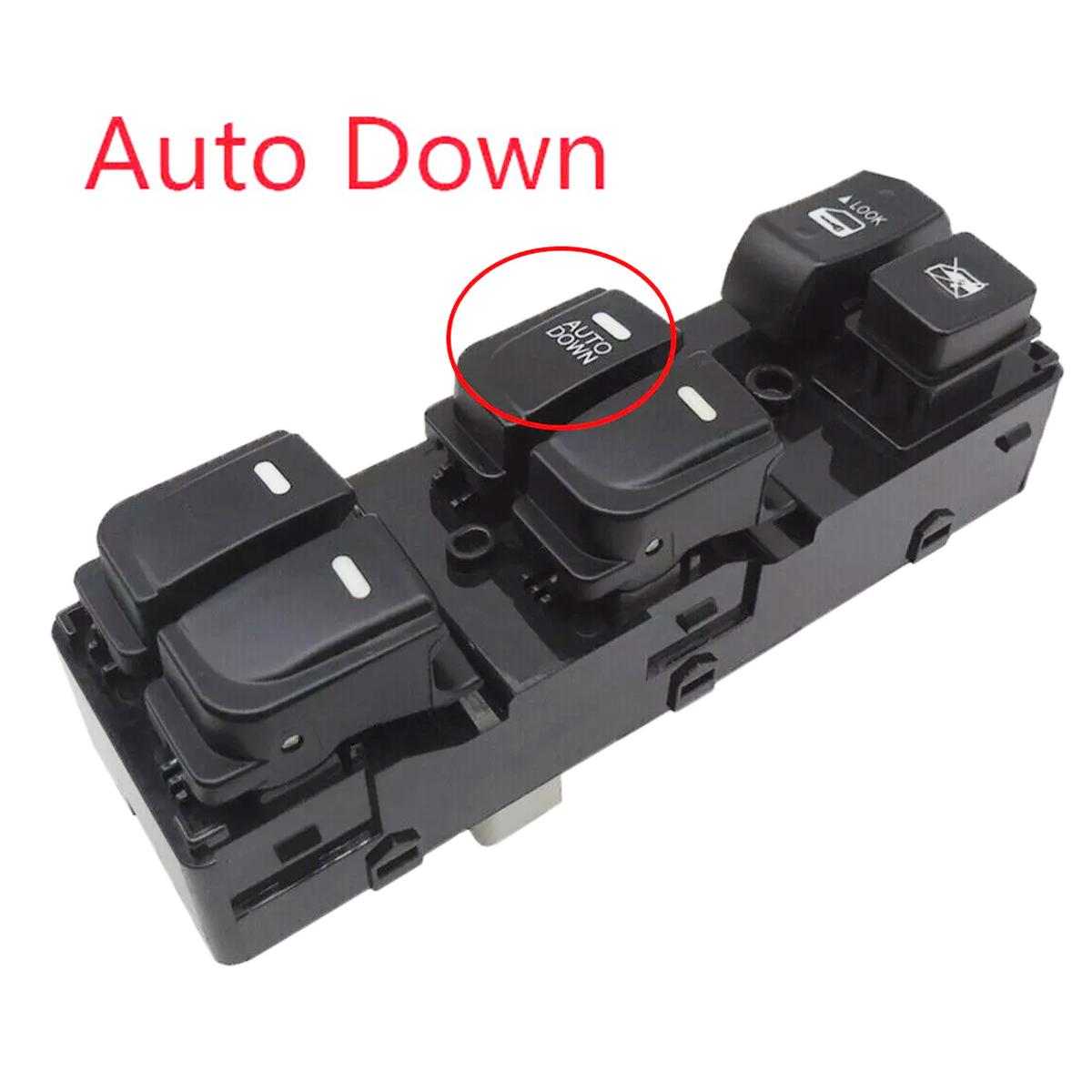 

Electric Power Window Master Control Switch Lifter Button for Hyundai Elantra 2008 2009 2010 2011 2012 2013 2014 2015 935700Q010 AUTO DOWN