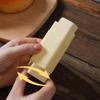 Yellow Butter Smudge Stick Vertical Rotary Cheese Tool Small Pieces Of Butter Baking Storage Box Cooking Butter Stick Kitchen
