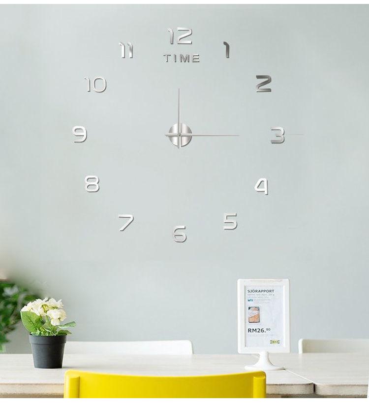 

Светящиеся акриловые бесшумные настенные часы для гостиной, кабинета или спальни – стильный и современный дизайн