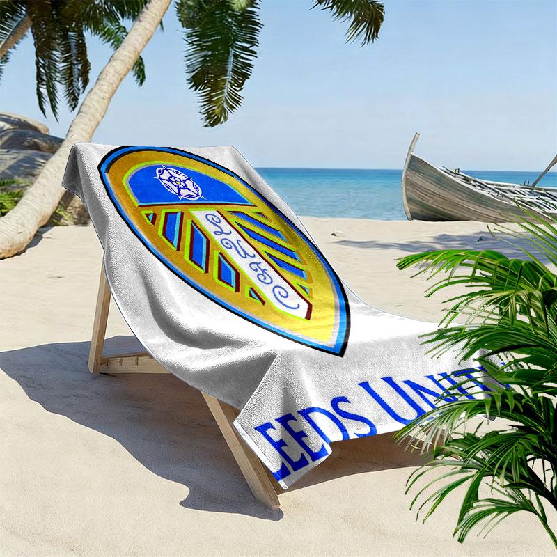 LUFC Poster Strandtuch, Großes Weiches Schnelltrocknendes Handtuch für Strand Camping Schwimmen