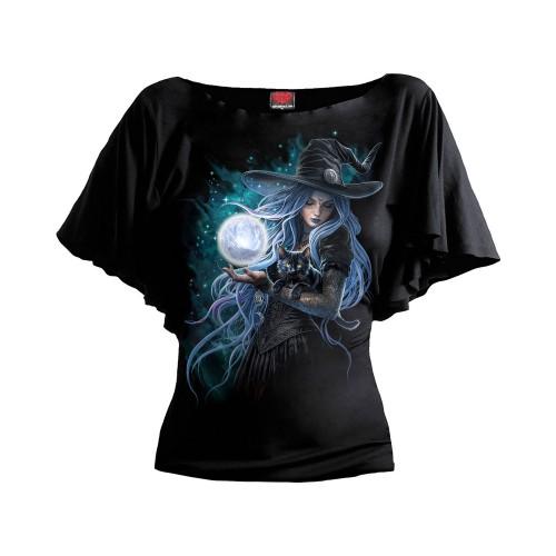 Spiral Direct Womens/Ladies Mystical Moon Batwing Sleeve T-Shirt
