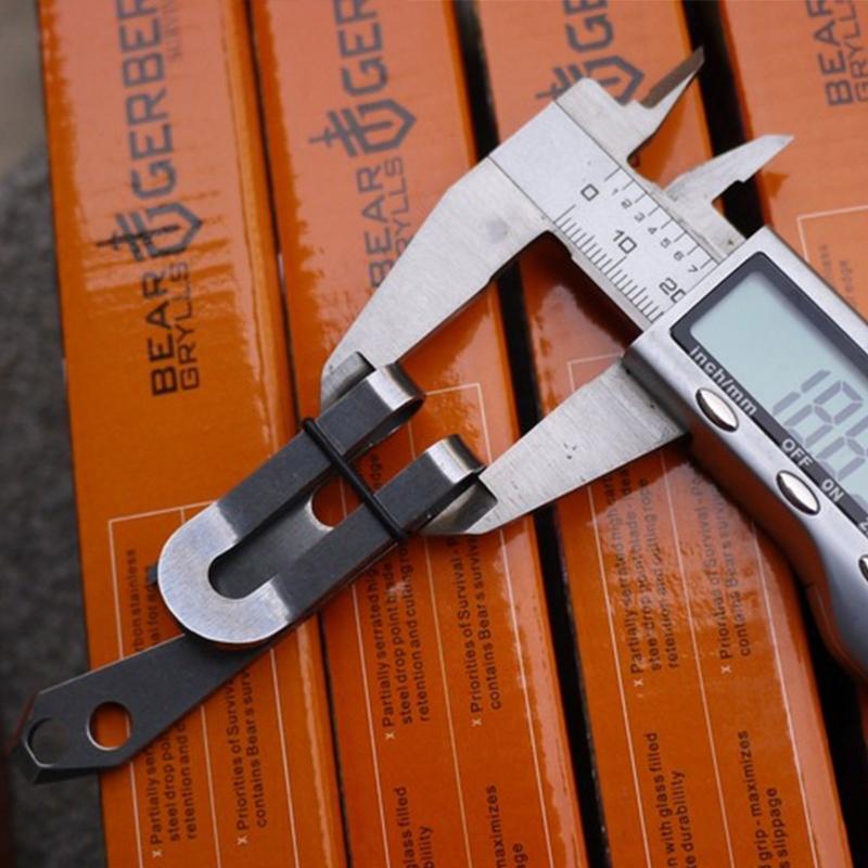 EDC Bag Suspension Clip Carabiner Stainless Steel Outdoor Quicklink Tool Multi Tools Pocket Camping Tool Length 7.2cm