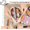 Newseego Small Cosmetic Cute Makeup Pouch for Large Cute and Stylish Storage Gadget Travel Cat Print Pouch, Women, Capacity, Pouch, Case, Portable,