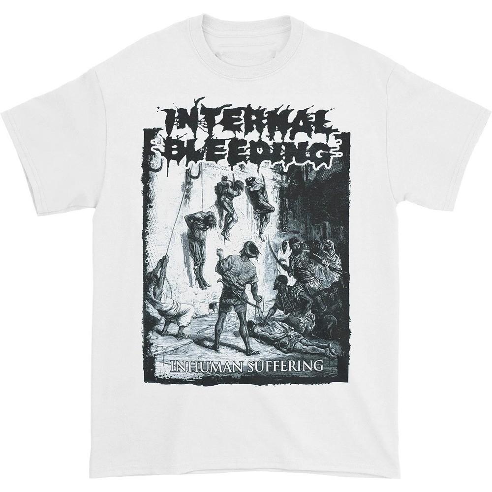 

Internal Bleeding Band Inhuman Suffering Shirt White Unisex S-5XL CS145 Unisex T-Shirt XXXXL