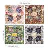 100 Pieces box Cute Cartoon Retro Gift Box Sticker Set Childrens DIY Handmade Manual Account Decoration Scrapbook Creative Adhesive Material Stickers