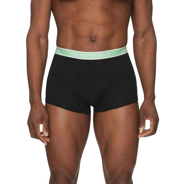 Emporio Armani Men's Black Boxer Shorts 3-pack - Underwear Set, Size L
