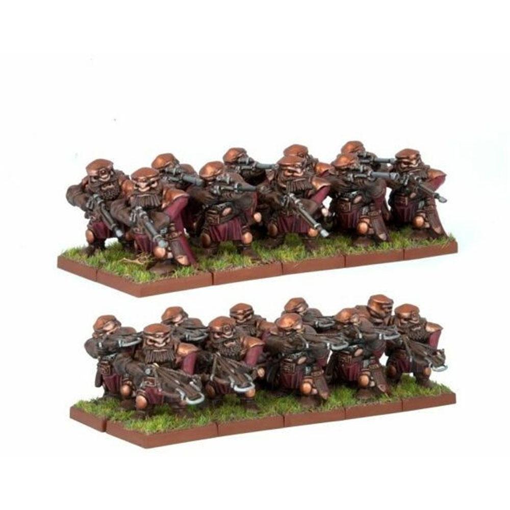 

Миниатюра полка гномов Ironwatch из Kings of War