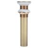 Brass Basin Sink Drain Without Overflow Kitchen Bathroom Draining Stopper Accessorieswithout Hole