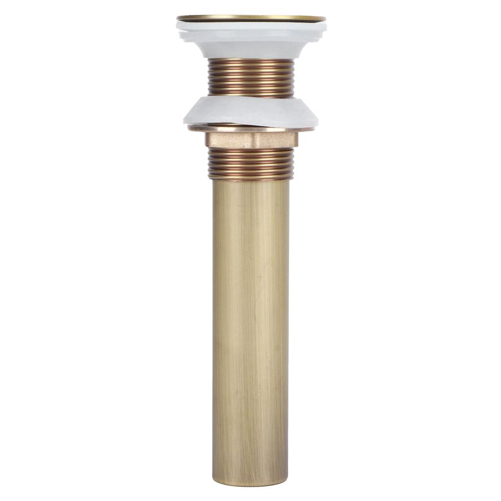 Brass Basin Sink Drain Without Overflow Kitchen Bathroom Draining Stopper Accessorieswithout Hole