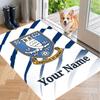 Custom Name Sheffield Wednesday FC Crystal Velvet Floor Rug Personalized Text Soft Carpet Home Decor