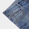 HLA Black Whale Men's Straight-Leg Denim Capri Pants
