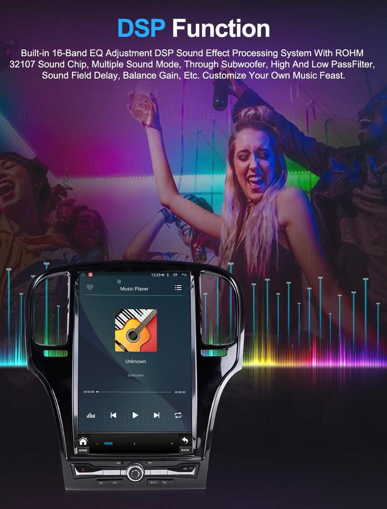 Chrysler 300C 14.5-Inch Giant Vertical Android Car Stereo with Navigation