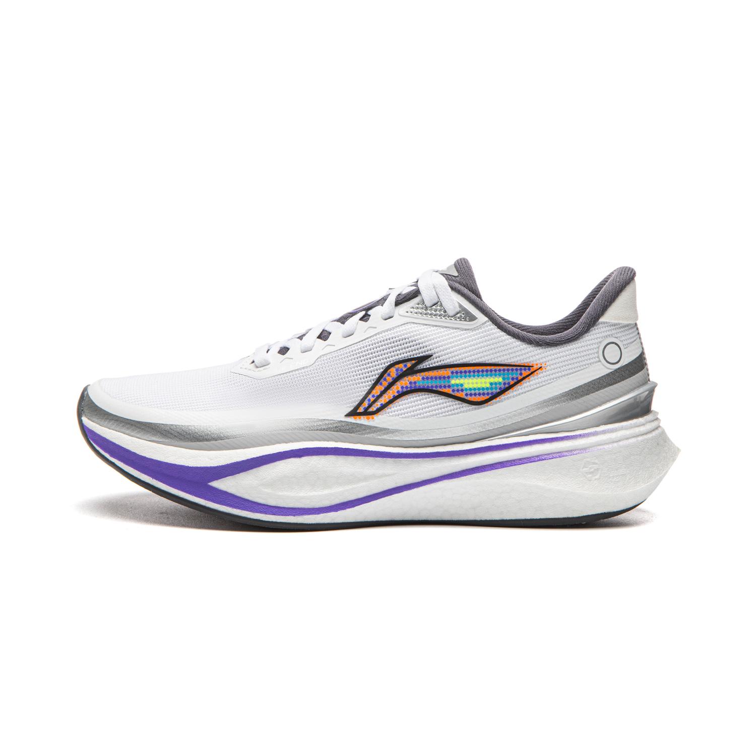 Li Ning Zhi Feng 2 Профессиональные тренировочные беговые кроссовки Женские кроссовки Бело-серые ARPW012-9 35