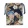 Goshuincho Bag Book 19 X 26 Cm Drawstring Bag Made In Japan Gold Brocade Kyoto Nishijin Weave Japanese Pattern Romance [Mashur] (Stamp Case) [Flower