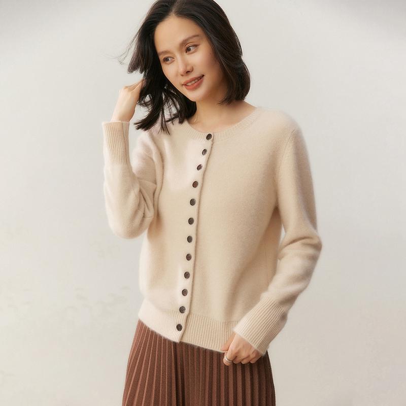 Qinghe 100% Pure Cashmere Women's Sweater - Ultra Soft Luxury Winter Pullover