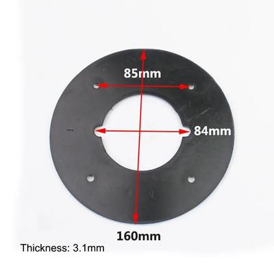 Forma Circular Negra Fresadora Eléctrica Base de Plástico Para Makita 3612 3612C Placa Base Placa Base Herramientas Eléctricas