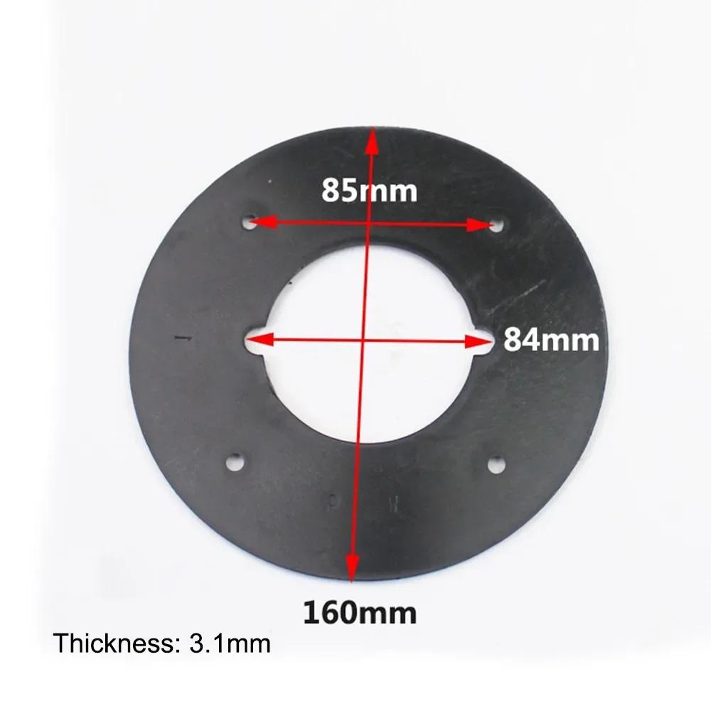 Forma Circular Negra Fresadora Eléctrica Base de Plástico Para Makita 3612 3612C Placa Base Placa Base Herramientas Eléctricas