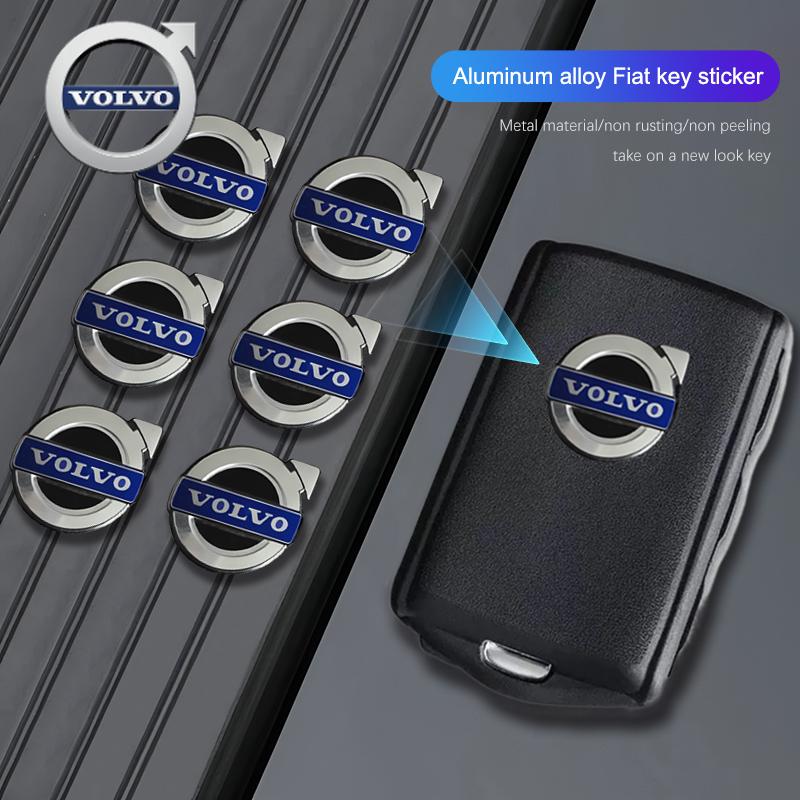 For Volvo Car Metal Remote Key Stickers Volvo Specific Badge Paster For Volvo Xc60 Xc90 V40 V60 S60 V50 V90 S80 C40 XC40 V70 XC7 ari632