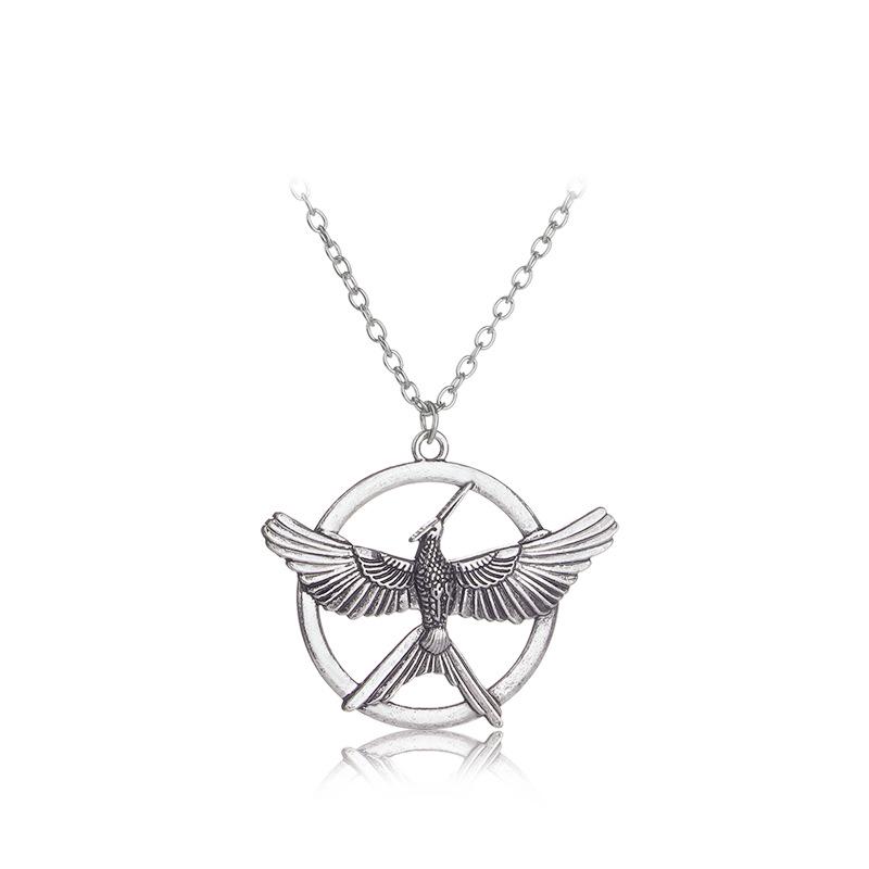 Necklace Animal Bird Logo Pendant Vintage Chain  Jewelry Accessories For Men Women