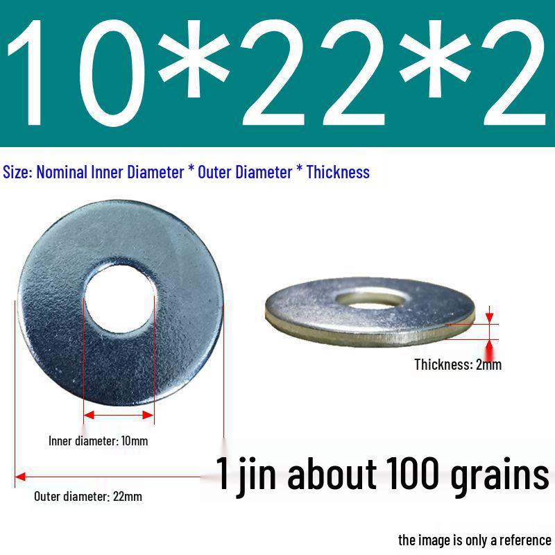 Galvanized Oversized Metal Washers M3-M60