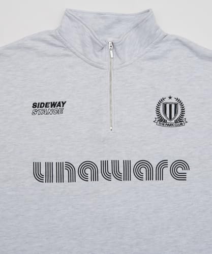 [IMPROVES] [SIDEWAYSTANCE] Uniform Fleece Half-Zip Sweatshirt