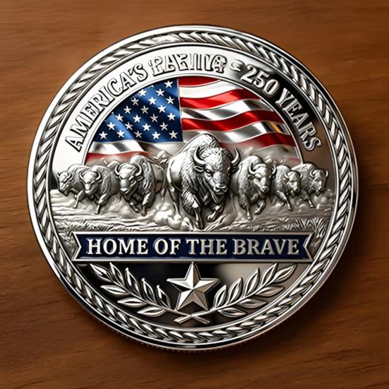 USA Utmaningsmynt Metall Dubbelsidig US Minnesmynt Samlarobjekt Minnessak för Samlare