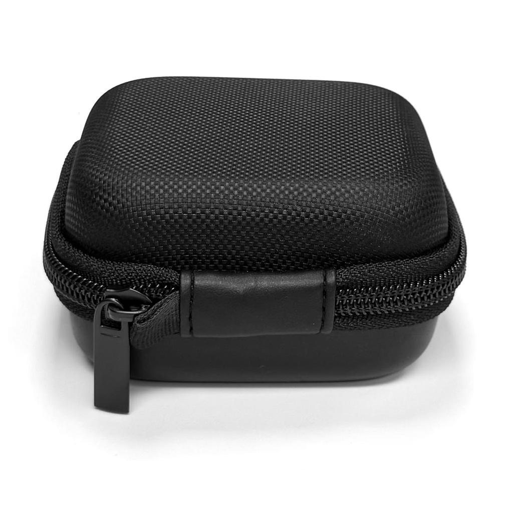 EBTOOLS 67mm Lens Filter Storage Bag Pouch Case for Camera Filters, Zipper Closure, 5 Slots, Scratch-Resistant, Compact Carry (Black)