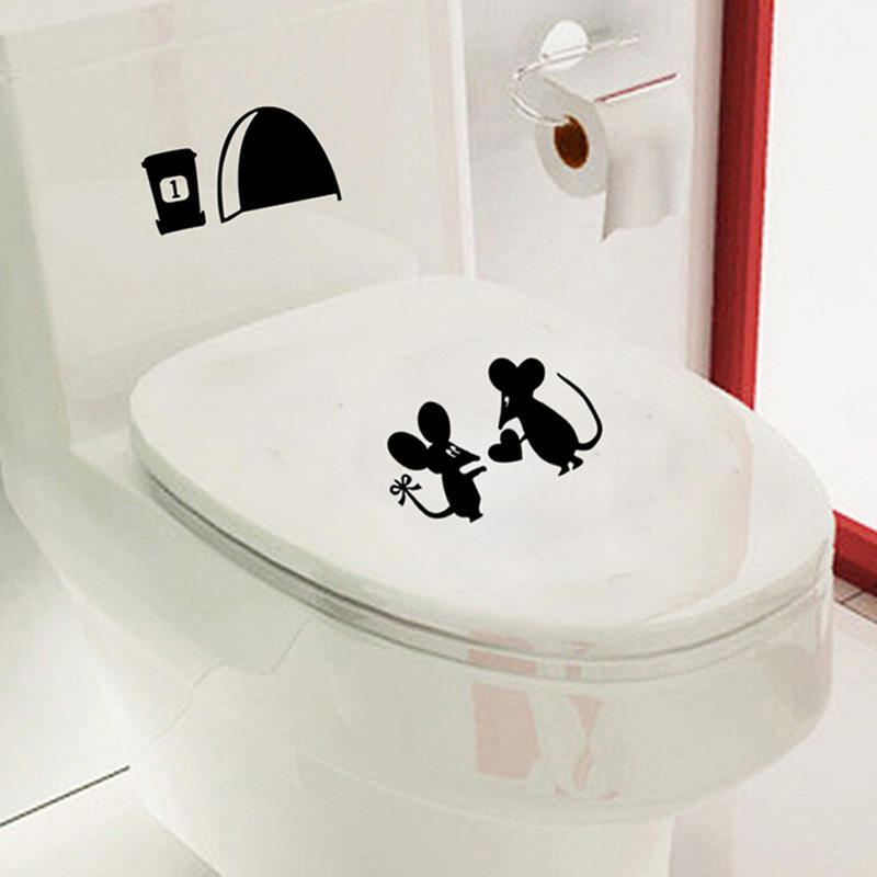 Cute Mouse Hole Vinyl Mural Wall Art Sticker Decals Kids Nursery Room Home Decor