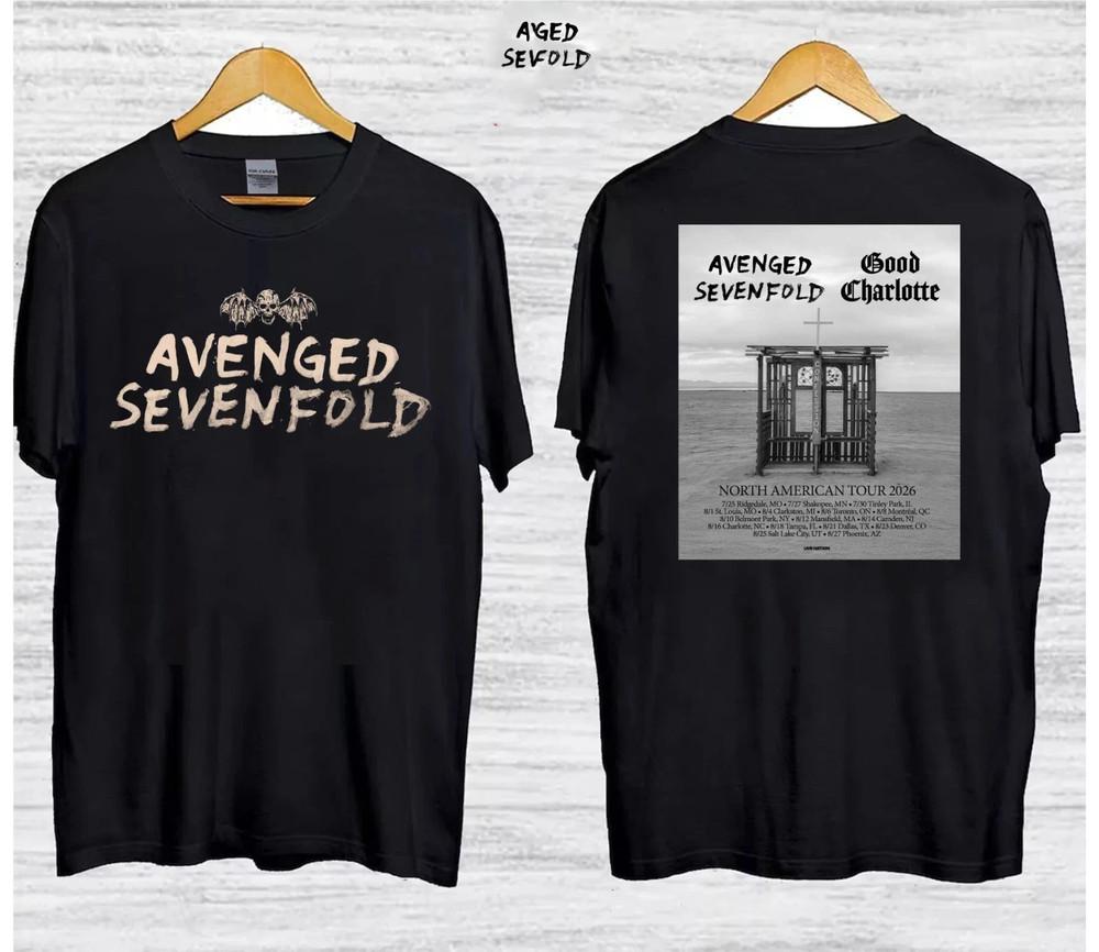 Avenged Sevenfold 2026 North American Tour TShirt Unisex T-Shirt S
