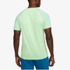 Nike Dri-Fit Strike Brazil National Team Soccer Training Series Logo Print Striped Crew Neck Short Sleeve T-Shirt Men Tops Light-Green DH6441-390