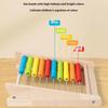 1 Set Number Alphabet Card Preschool Math Learning Wooden Educational Math 10-Row Counting Toy 100 Beads With Counting Sticks