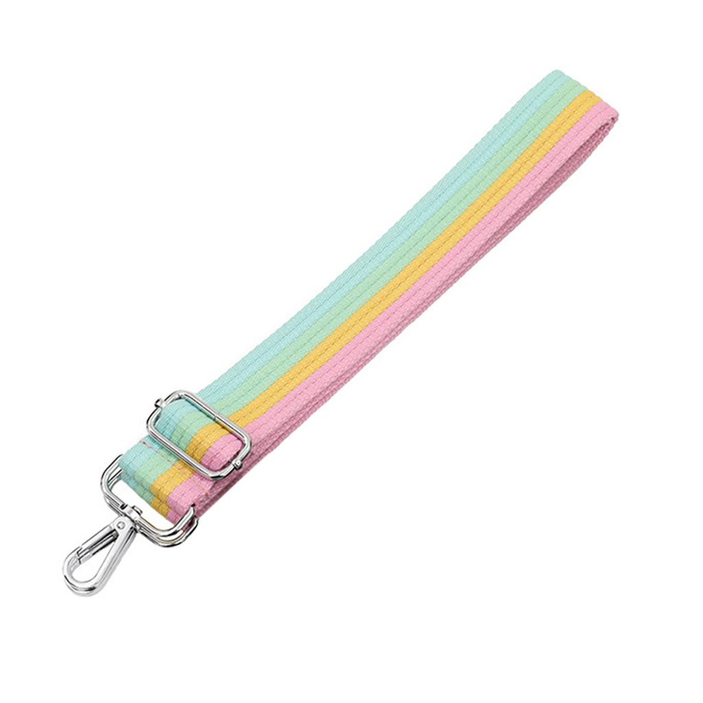 Lengthened Shoulder Bag Replacement Strap Stylish & Durable Fiber Sling Belt Multicolor Bag Strap Lightweight for Girls