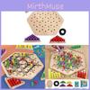 Chaîne Géométrique en Bois Plateau de Jeu Triangulaire Pour l'Entraînement Cérébral et l'Interaction Familiale