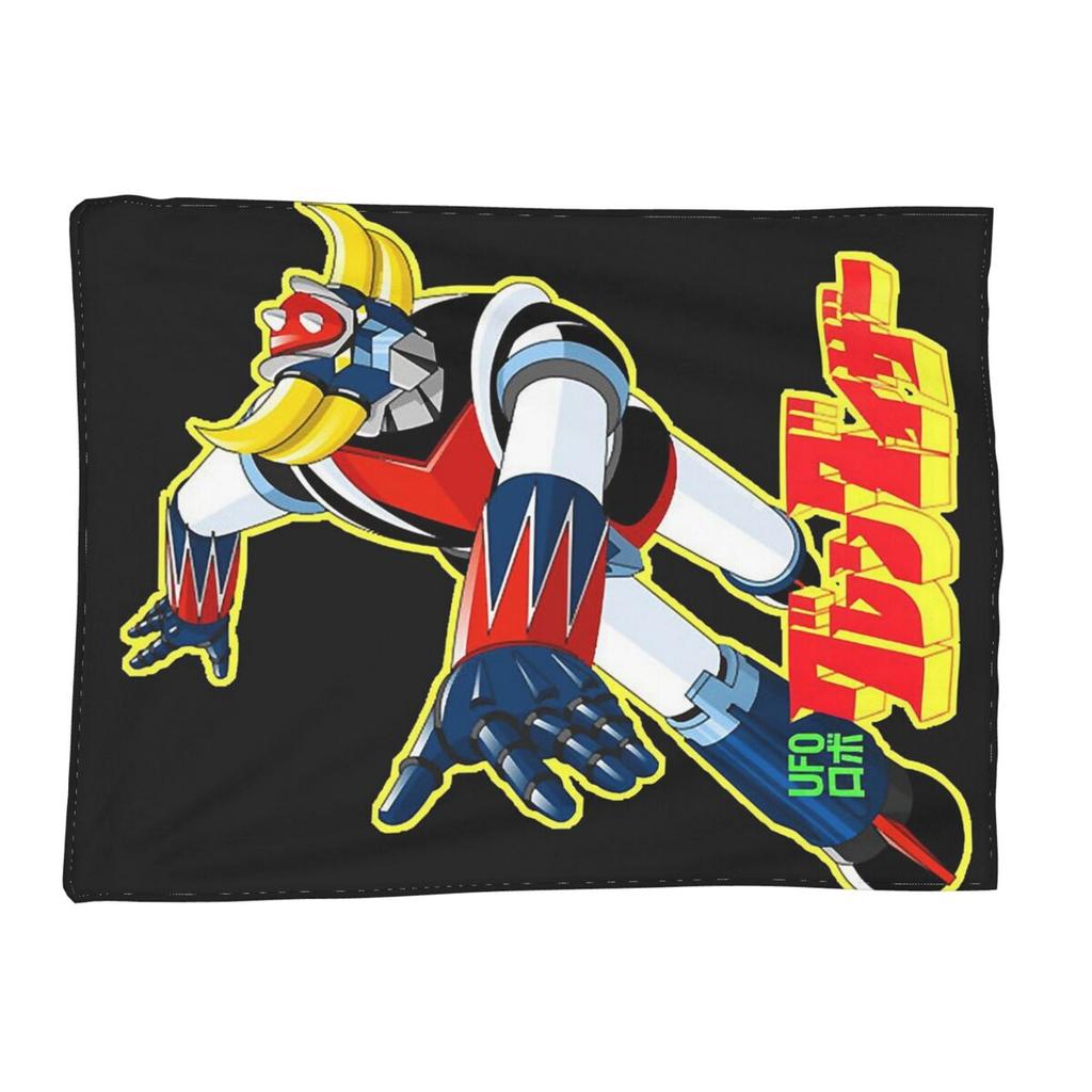 UFO Robot Goldorak Grendizer Anime Mechanical Warrior Blankets Flannel Throw Blanket Plush for Bed Living Room Travel Home Couch
