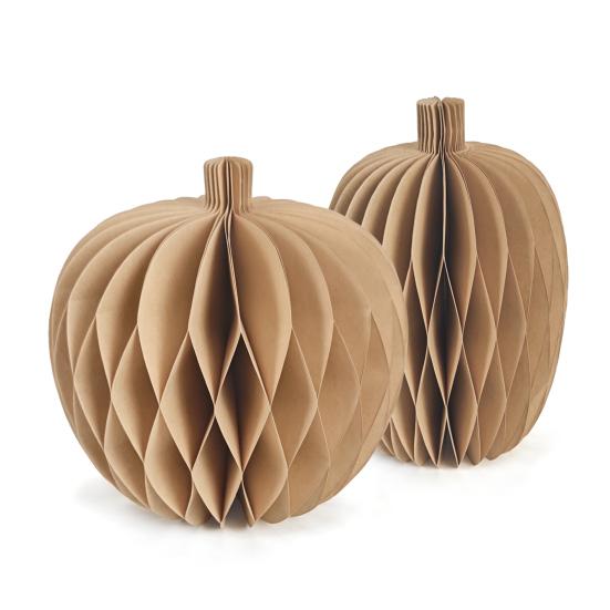 Dýňová voštinová dekorace 3D papírová dýně voštinová dekorace podzimní stolní ozdoba pro Halloween podzimní sklizeň Díkůvzdání domácí dekorace