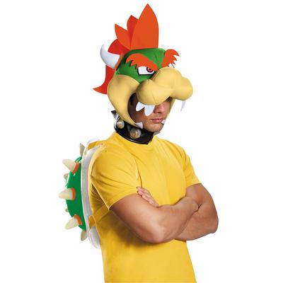 Disguise Super Mario Bros: Bowser Yetişkin Kostümü (Standart Tek Beden) Cadılar Bayramı ve Noel için