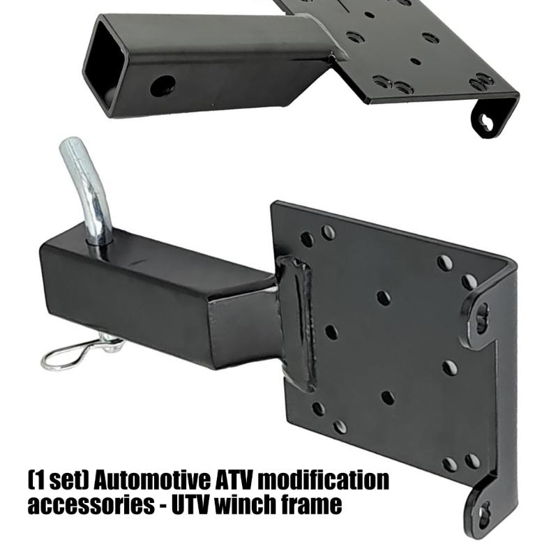 Long Lasting Winch Support Bracket For Standard 2 Inch Towing Receiver On Utility Vehicle And Outdoor Trucks