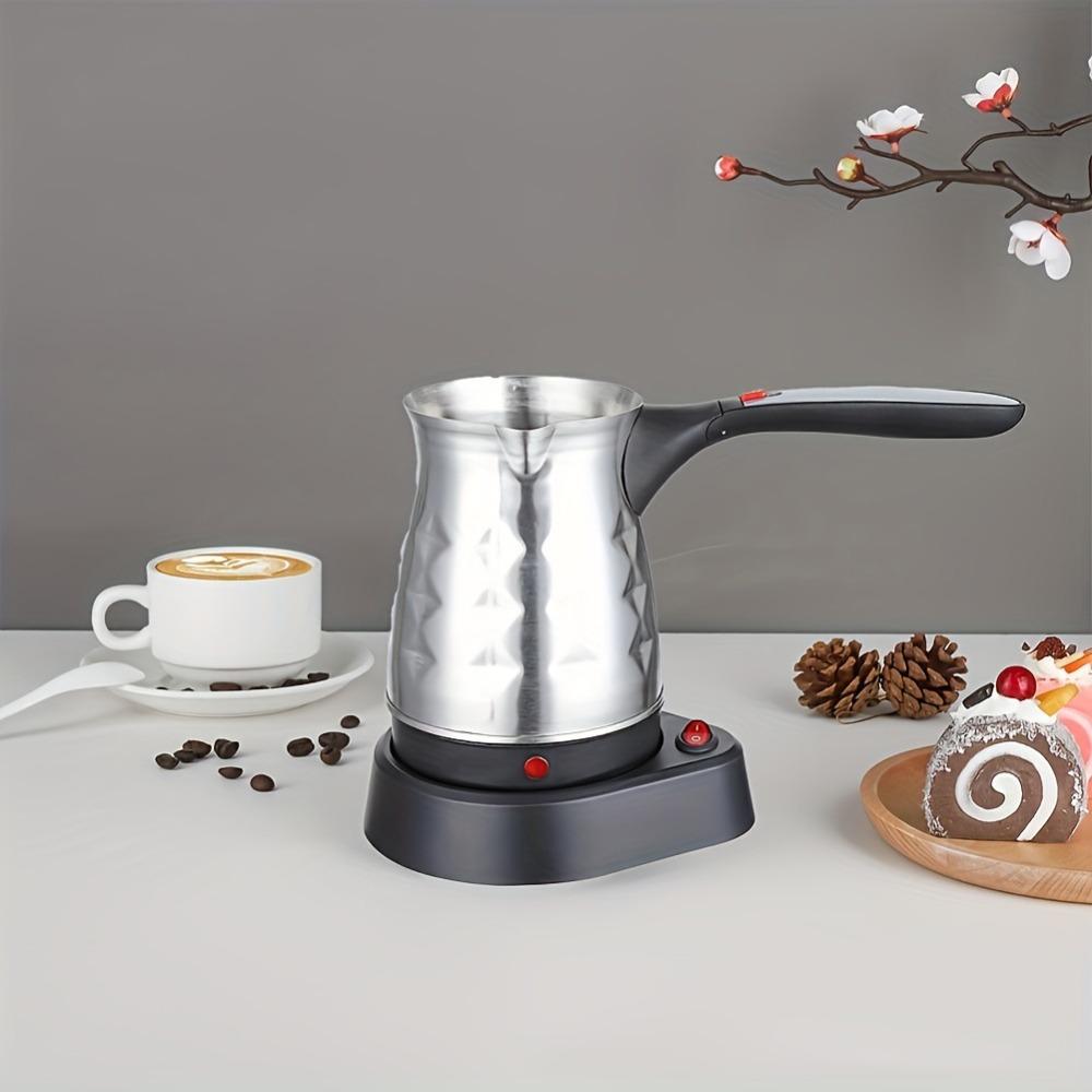 Foldable Handle Electric Turkish Coffee Maker Stainless Steel Turkish Coffee Machine  Office