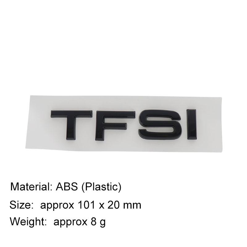 Adesivo Logo 3D 30 35 40 45 50 55 TFSI Emblema Paraurti Posteriore Auto Bagagliaio Posteriore Accessori